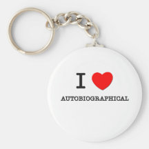 Amo autobiográfico llaveros personalizados