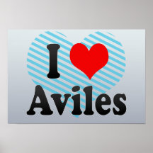 Amo Avilés, España. Yo Encanta Avilés, España Poster