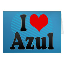 Amo Azul Felicitacion