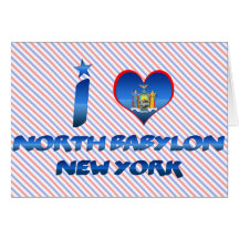 Amo Babilonia del norte, Nueva York Felicitación