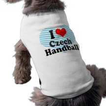 Amo balonmano checo camisas de perritos