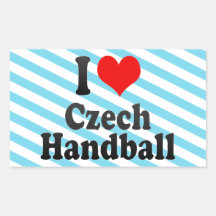 Amo balonmano checo pegatina