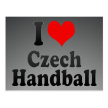 Amo balonmano checo postales