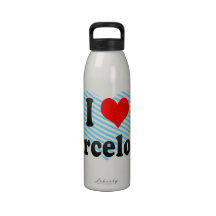 Amo Barcelona, España Botella De Beber