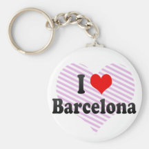 Amo Barcelona, España Llaveros Personalizados