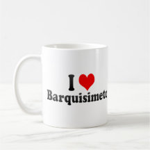 Amo Barquisimeto, Venezuela Taza De Café