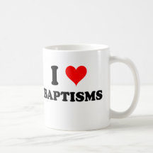 Amo bautismos taza