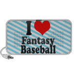 Amo béisbol de la fantasía altavoces de viaje