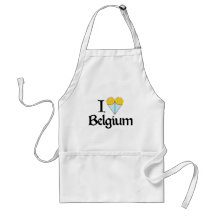 Amo Bélgica Delantal