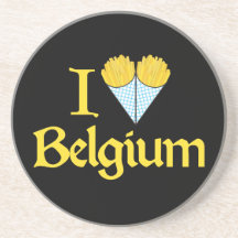Amo Bélgica Posavasos Manualidades