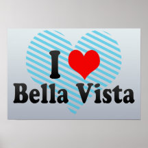 Amo Bella Vista, Estados Unidos Poster