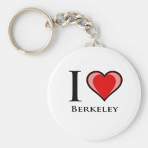 Amo Berkeley Llaveros Personalizados