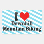 Amo Biking en declive de la montaña Rectangular Altavoz