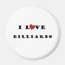Amo Billiards.png Imanes Para Frigoríficos