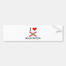 Amo BOCA RATON la Florida Etiqueta De Parachoque