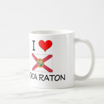 Amo BOCA RATON la Florida Taza De Café