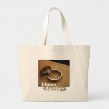 Amo boda que los anillos satisfacen bolsas