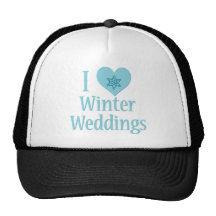 Amo bodas del invierno gorra