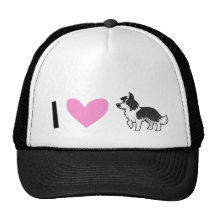 Amo borderes collies gorros bordados