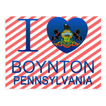 Amo Boynton, PA Tarjetas Postales
