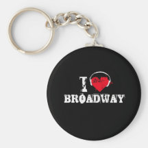 Amo broadway llavero personalizado