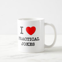 Amo bromas taza de café