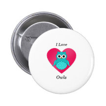 Amo búhos pin