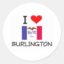 Amo BURLINGTON Iowa Etiquetas