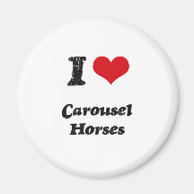 Amo caballos del carrusel iman