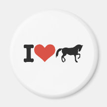 Amo caballos imán