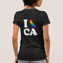 AMO CALIFORNIA GAY - BLANCO - .PNG CAMISETA