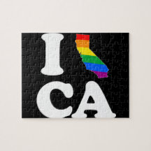 AMO CALIFORNIA GAY - BLANCO - .PNG PUZZLE