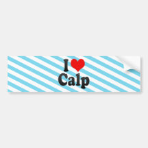 Amo Calp, España Pegatina De Parachoque