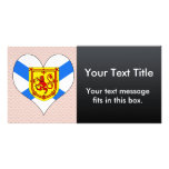 Amo Canadá Nueva Escocia Tarjeta Fotografica Personalizada