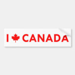 AMO CANADÁ PEGATINA DE PARACHOQUE