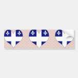 Amo Canadá Quebec Pegatina De Parachoque