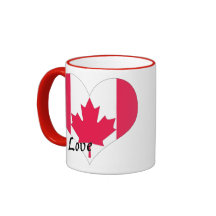 Amo Canadá Taza