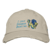 Amo canotaje del dragón gorra de beisbol bordada