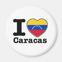 Amo Caracas Iman De Frigorífico