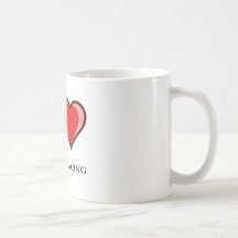 Amo carrera de caballos taza de café