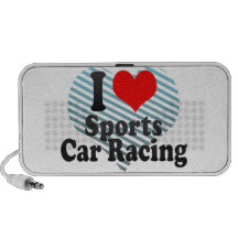 Amo carreras de coches de los deportes mini altavoz