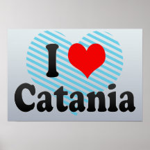 Amo Catania, Italia Poster