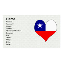 Amo Chile Tarjetas Personales