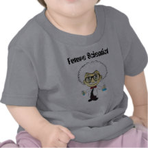 Amo ciencia con el científico camisetas
