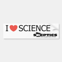 AMO CIENCIA ETIQUETA DE PARACHOQUE
