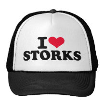 Amo cigüeñas gorro de camionero