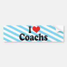 Amo Coachs Etiqueta De Parachoque
