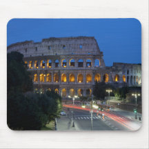 Amo Colosseum por noche Alfombrilla De Raton