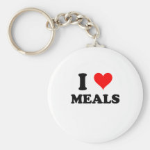 Amo comidas llavero personalizado