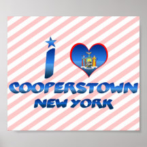 Amo Cooperstown, Nueva York Posters